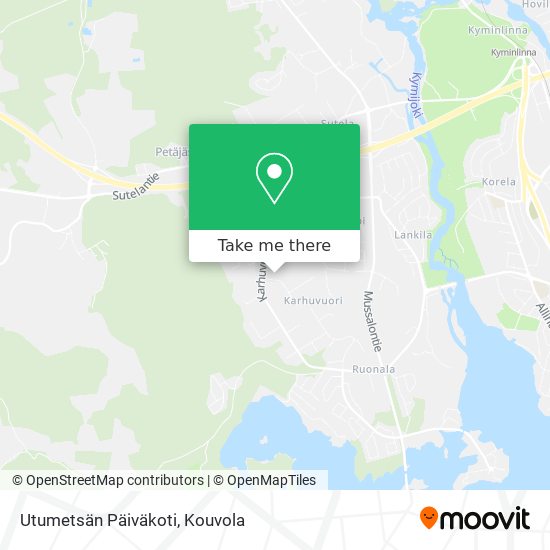 Utumetsän Päiväkoti map