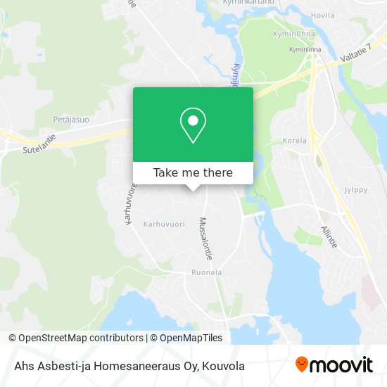 Ahs Asbesti-ja Homesaneeraus Oy map