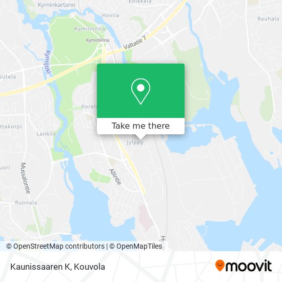 Kaunissaaren K map