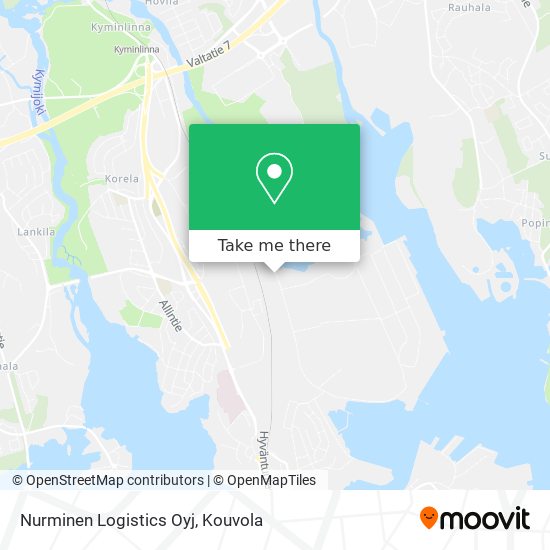 Nurminen Logistics Oyj map