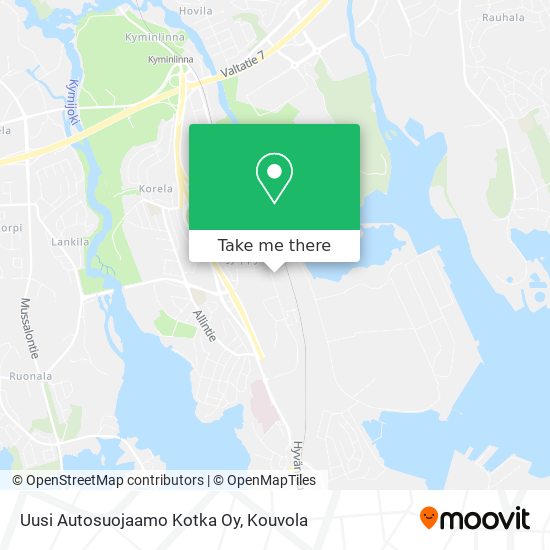 Uusi Autosuojaamo Kotka Oy map