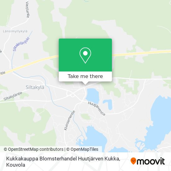 Kukkakauppa Blomsterhandel Huutjärven Kukka map