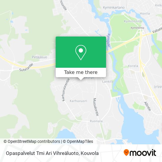 Opaspalvelut Tmi Ari Vihreäluoto map