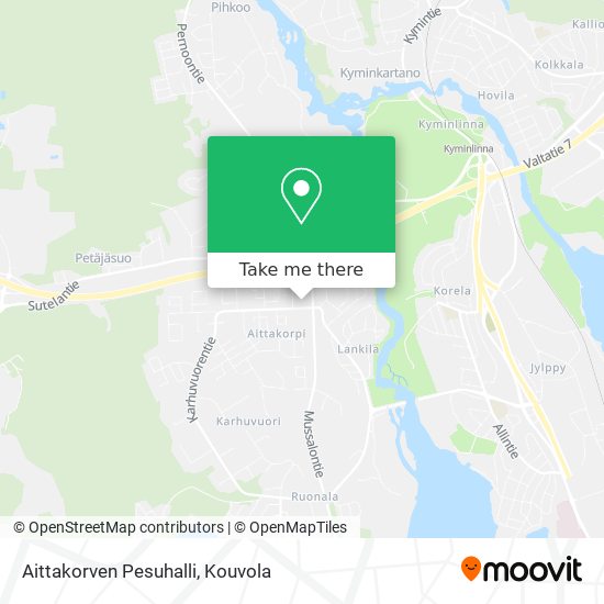 Aittakorven Pesuhalli map