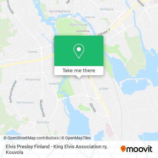 Elvis Presley Finland - King Elvis Association ry map
