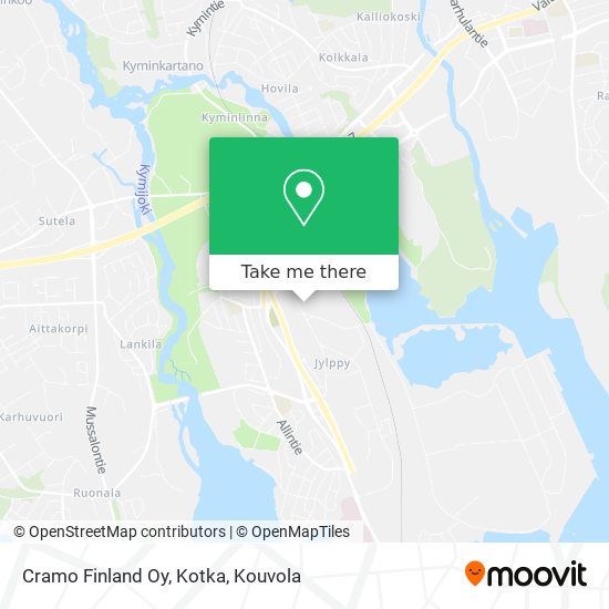 Cramo Finland Oy, Kotka map