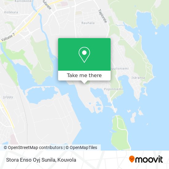Stora Enso Oyj Sunila map