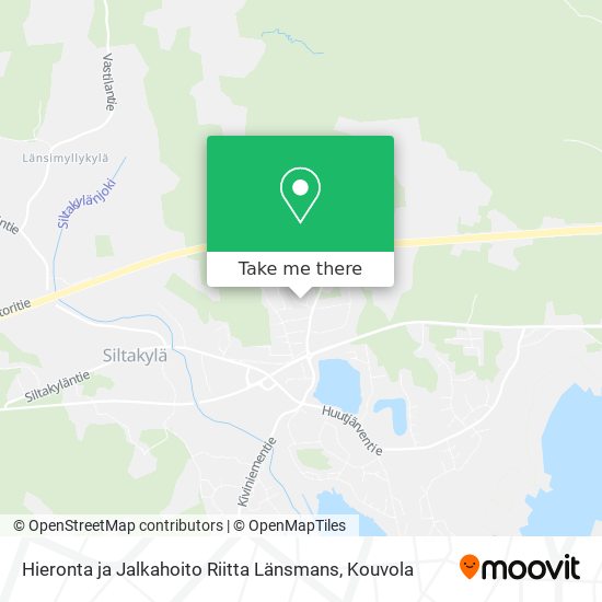 Hieronta ja Jalkahoito Riitta Länsmans map