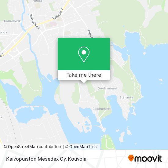 Kaivopuiston Mesedex Oy map