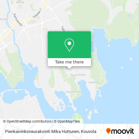 Pienkaivinkoneurakointi Mika Huttunen map