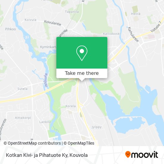 Kotkan Kivi- ja Pihatuote Ky map