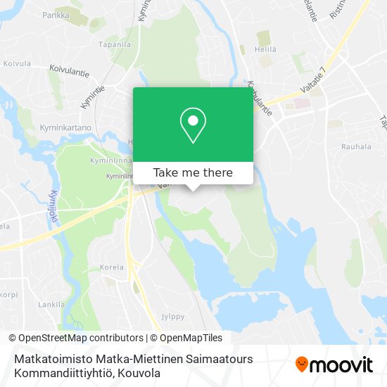 Matkatoimisto Matka-Miettinen Saimaatours Kommandiittiyhtiö map