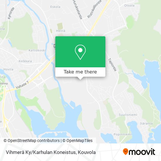 Vihmerä Ky/Karhulan Koneistus map