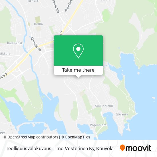 Teollisuusvalokuvaus Timo Vesterinen Ky map