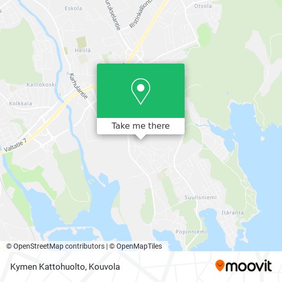 Kymen Kattohuolto map