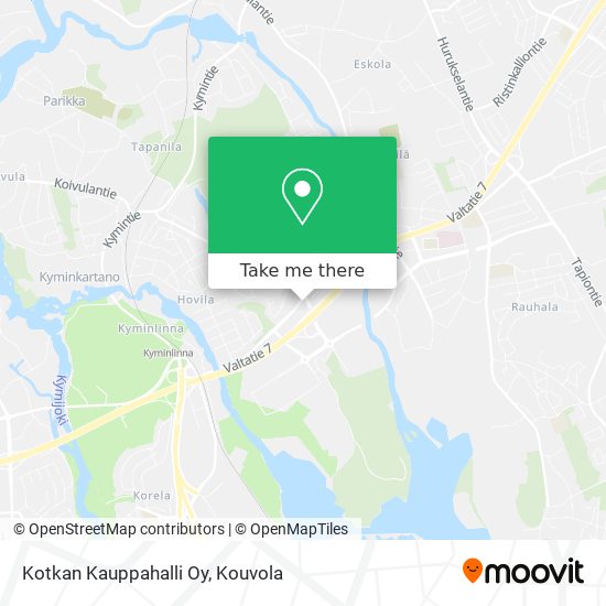 Kotkan Kauppahalli Oy map