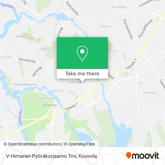 V-Himanen Pyöräkorjaamo Tmi map