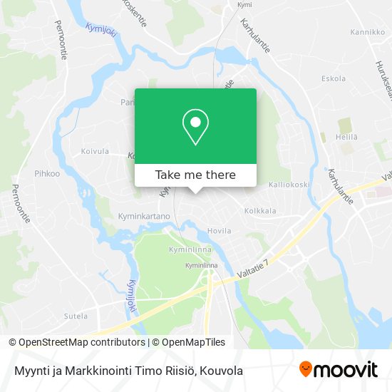 Myynti ja Markkinointi Timo Riisiö map