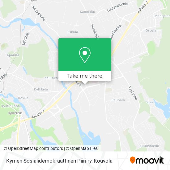 Kymen Sosialidemokraattinen Piiri ry map