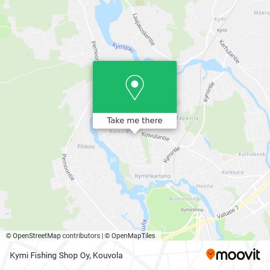 Kymi Fishing Shop Oy map