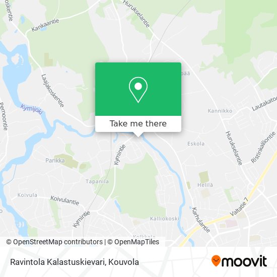 Ravintola Kalastuskievari map