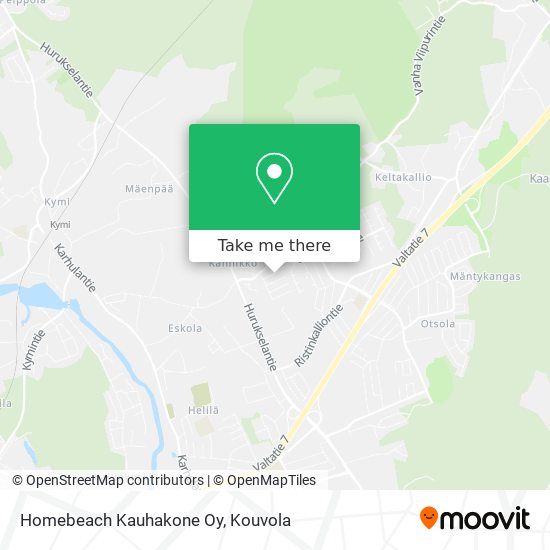 Homebeach Kauhakone Oy map