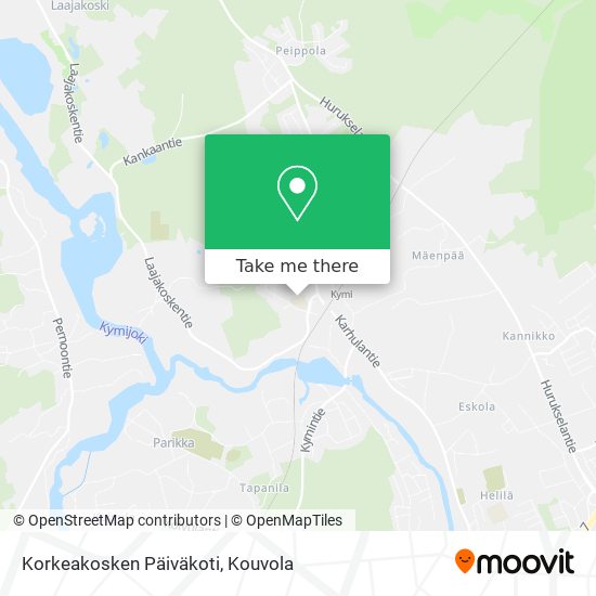 Korkeakosken Päiväkoti map