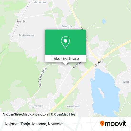 Kojonen Tanja Johanna map