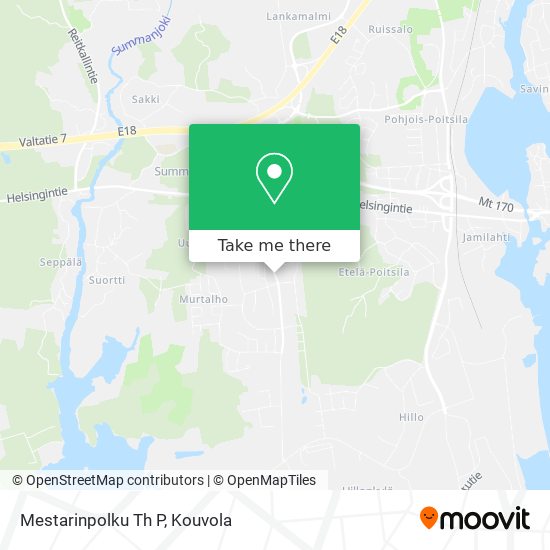 Mestarinpolku Th P map