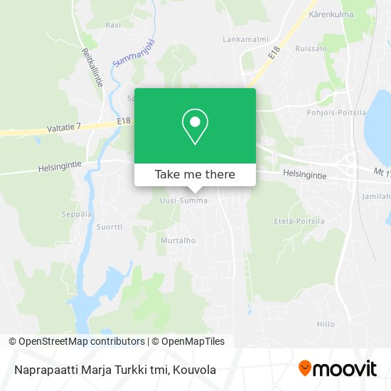 Naprapaatti Marja Turkki tmi map