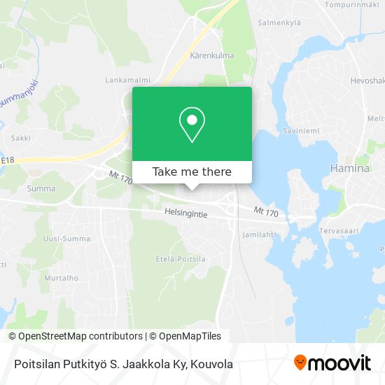 Poitsilan Putkityö S. Jaakkola Ky map