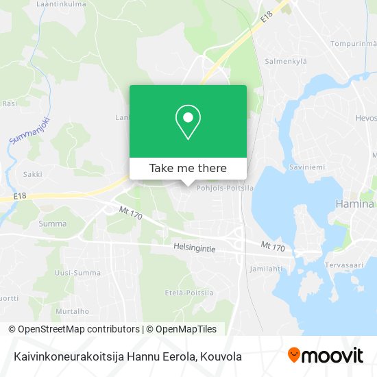 Kaivinkoneurakoitsija Hannu Eerola map