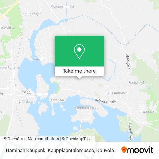 Haminan Kaupunki Kauppiaantalomuseo map