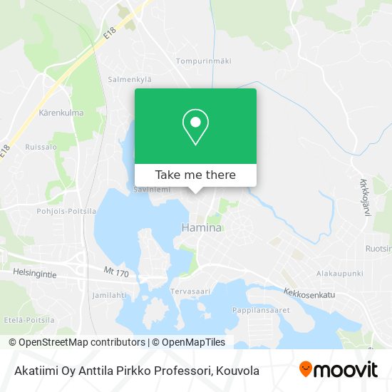 Akatiimi Oy Anttila Pirkko Professori map