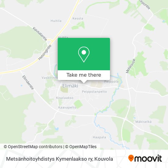 Metsänhoitoyhdistys Kymenlaakso ry map
