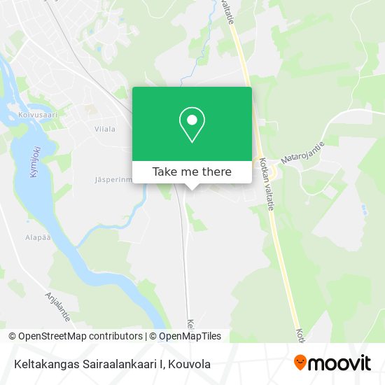 Keltakangas Sairaalankaari I map