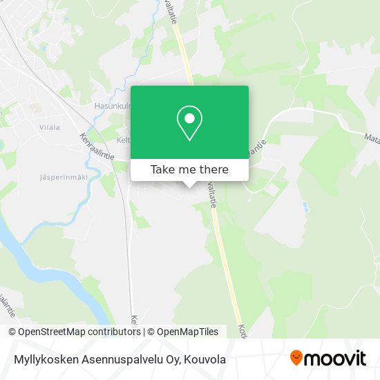 Myllykosken Asennuspalvelu Oy map