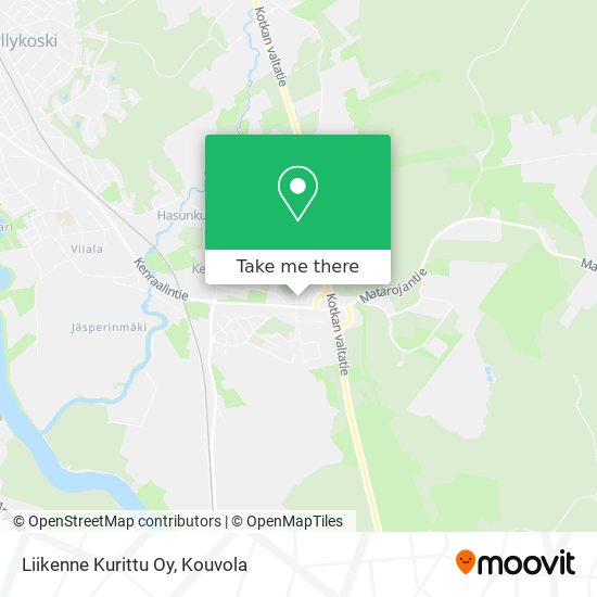 Liikenne Kurittu Oy map