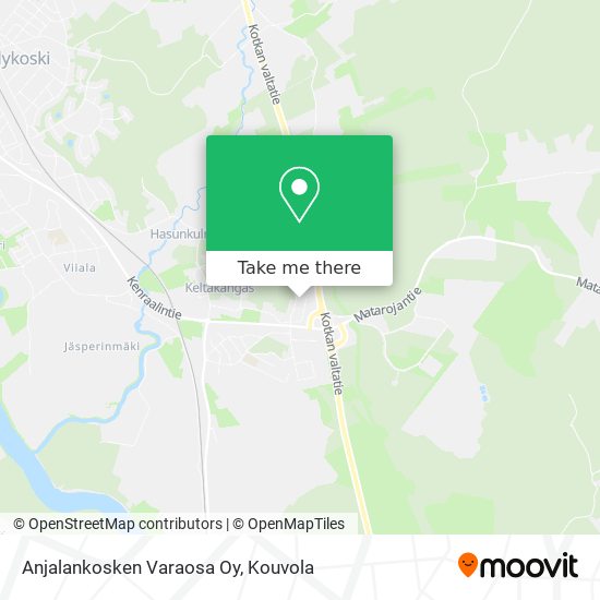 Anjalankosken Varaosa Oy map