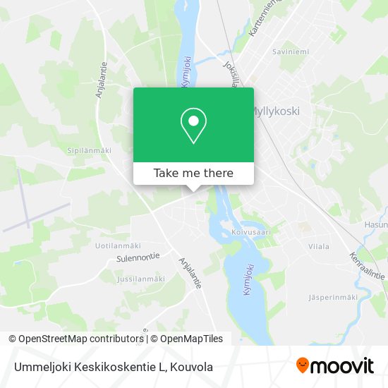 Ummeljoki Keskikoskentie L map