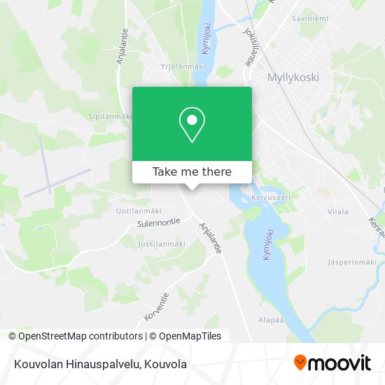 Kouvolan Hinauspalvelu map