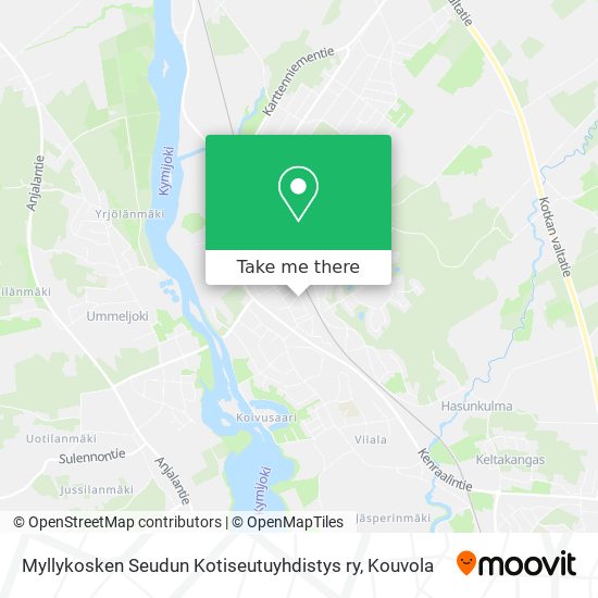 Myllykosken Seudun Kotiseutuyhdistys ry map