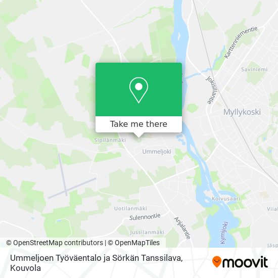 Ummeljoen Työväentalo ja Sörkän Tanssilava map