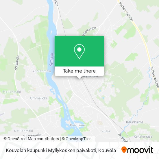 Kouvolan kaupunki Myllykosken päiväkoti map