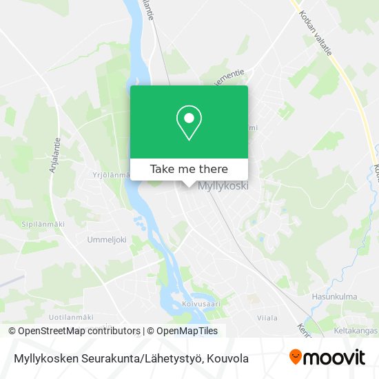Myllykosken Seurakunta / Lähetystyö map