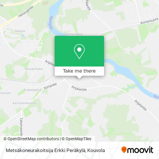 Metsäkoneurakoitsija Erkki Peräkylä map