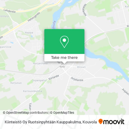 Kiinteistö Oy Ruotsinpyhtään Kauppakulma map