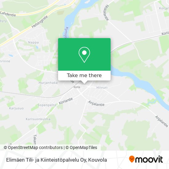 Elimäen Tili- ja Kiinteistöpalvelu Oy map