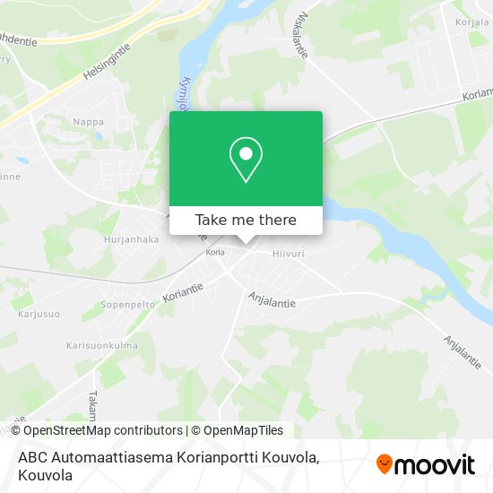 ABC Automaattiasema Korianportti Kouvola map