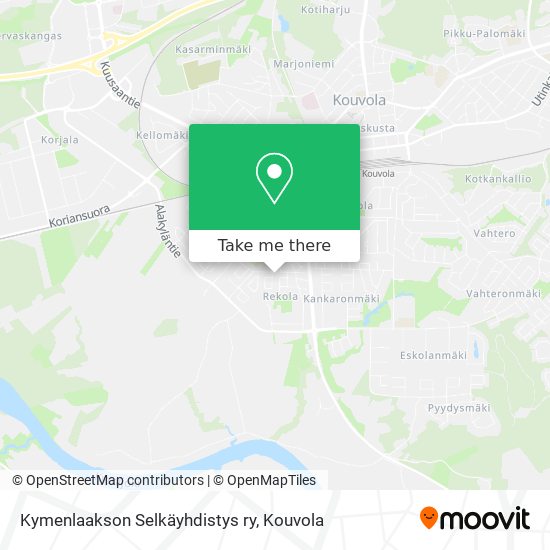 Kymenlaakson Selkäyhdistys ry map